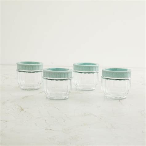 Buy Palestine Set of 4 Glass Storage Jars - 450ml from Home Centre at ...