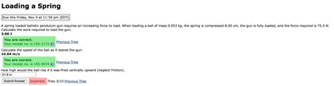 Image result for Spring Push Off Load Example Problems
