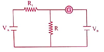 In the follwing circuit, two cells have negligible resistances. For `V ...