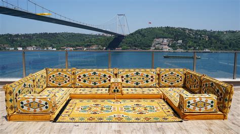 Buy Arabic Floor Sofa, Turkish Sofa, Arabic Majlis, Floor Cushions Set ...