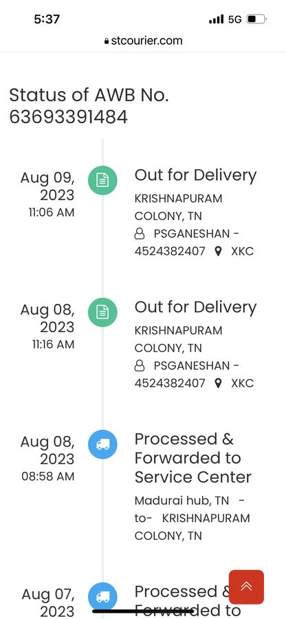 ST Courier Complaints & Reviews