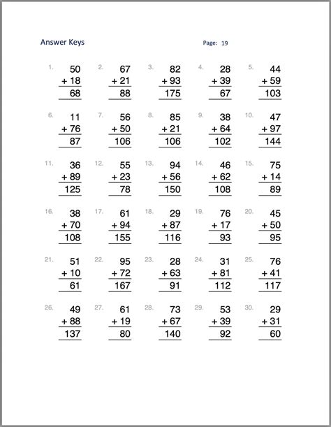 Image result for 2-Digit Addition Practice Worksheets