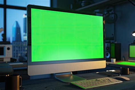 Green Screen Computer Monitor 的图像结果