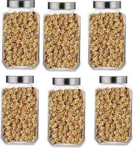 CROCO JAR Glass Grocery Container - 3000 ml Price in India - Buy CROCO ...