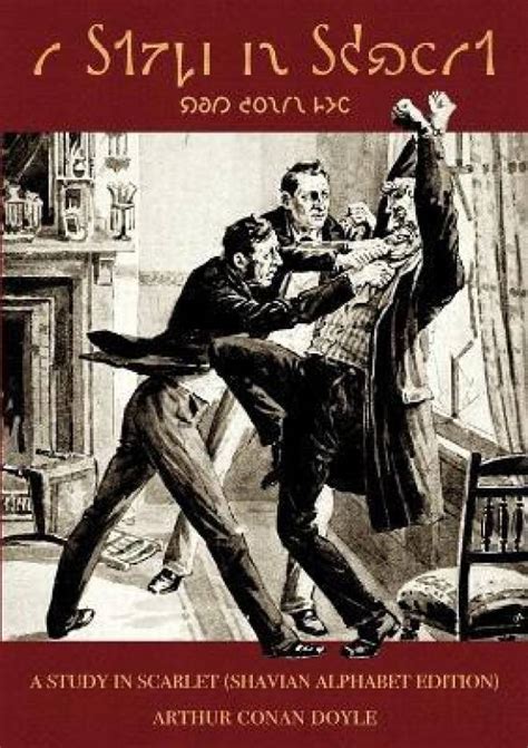 A Study in Scarlet (Shavian alphabet edition): Buy A Study in Scarlet ...