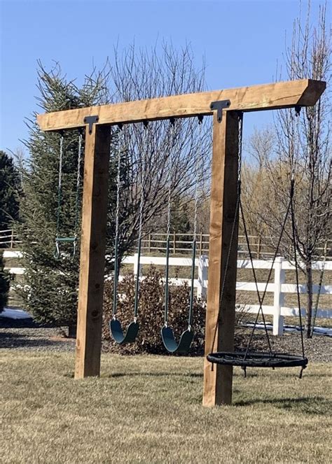 How to build a diy backyard swing – Artofit