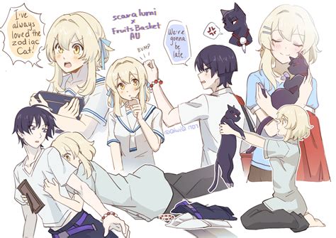 lumine, scaramouche, scaramouche, honda tohru, and souma kyou (genshin ...