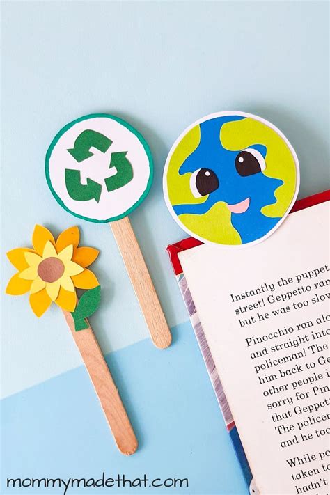 Earth Day Bookmark Craft (With Free Printable Templates) in 2025 ...