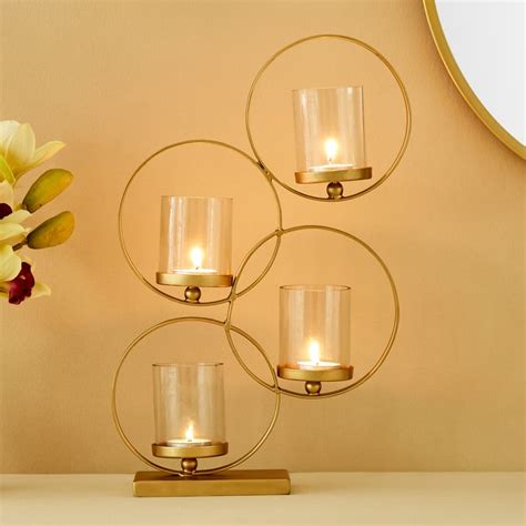 Buy Leon Orbit Metal Multi-Standing T-Light Holders from Home Centre at ...