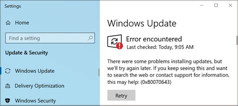 Windows 1.0 Update Error 的图像结果