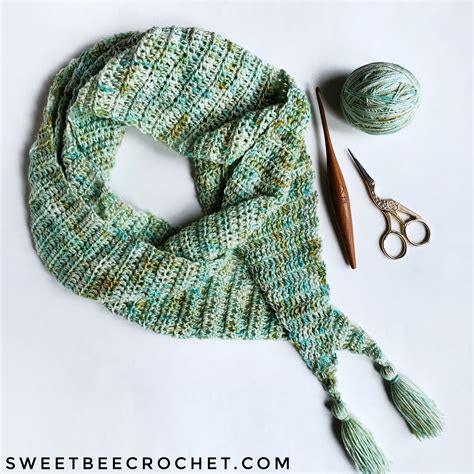 How To Crochet A Scarf Step By Step Pictures