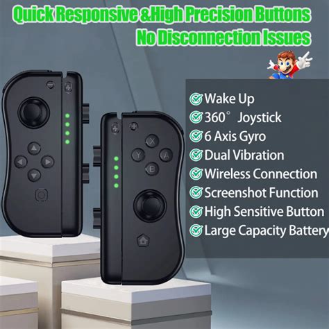 for NS Nintendo Switch Joy Con Controller Neon | Ubuy India