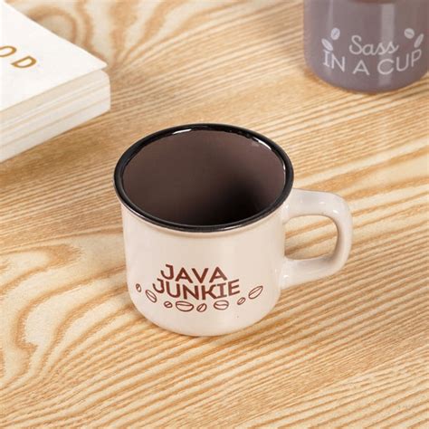 Quirky Quotes Stackable Coffee Mugs Set Of 4 170ml Online - Premium ...
