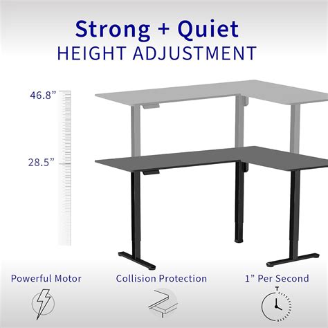 VIVO Electric Corner 75 x 63 inch L-Shaped Standing India | Ubuy