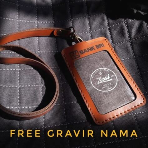Jual name tag kulit - id card kulit - id card - Kab. Garut - Ziwolf ...