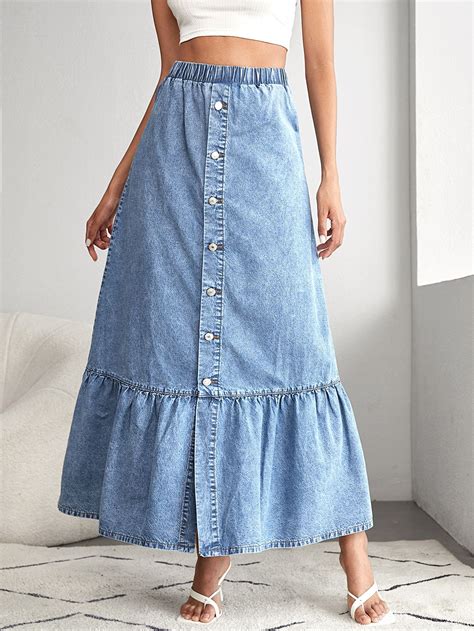 Ruffle Hem Skirt Outfit at Ella Byatt blog