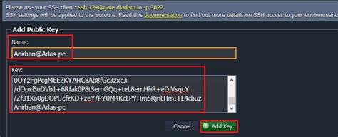 SSH Access to a Diadem Express Cloud Account - Diadem Technologies ...