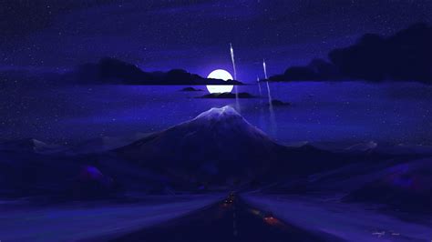 Night Minimalist Wallpapers - Wallpaper Cave