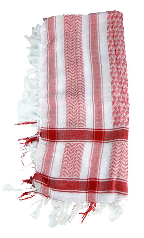 Buy Premium Shemagh Head Neck Scarf - Red/White at Amazon.in