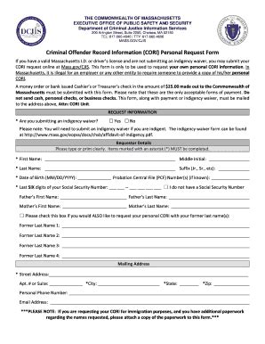 Cori Personal Form - Fill and Sign Printable Template Online