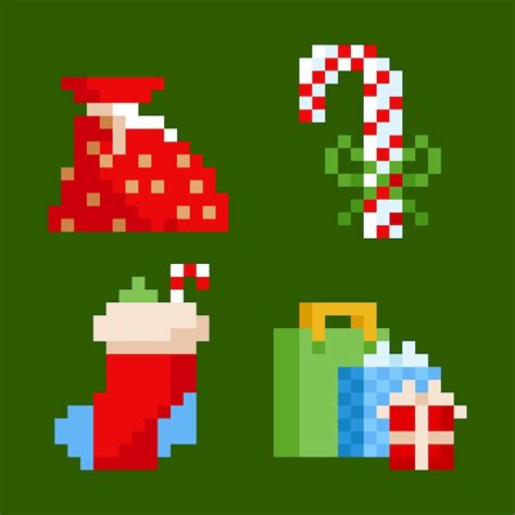 Pixel art christmas sleigh Images - Free Download on Freepik