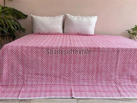 Hand Block Kantha Quilt Manufacturer Exporter Supplier from Delhi India