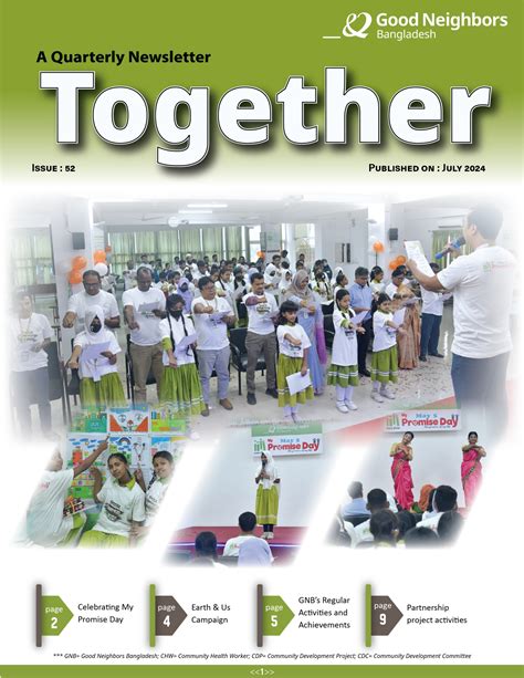 2024 GNB 2nd Quarter Newsletter - Good Neighbors Bangladesh