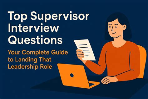 Supervisor Interview Questions 的图像结果