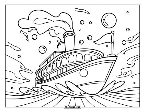 70+ Boat Coloring Pages for Kids & Adults (Free Printable PDFs)