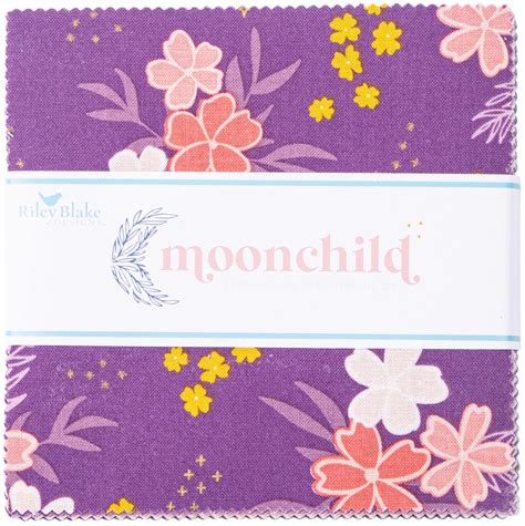 Amazon.com: Moonchild Riley Blake 5-inch Stacker, 42 Precut Fabric Quilt Squares by Fran Gulick ...