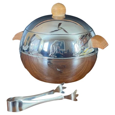 Mid Century Iconic Penguin Ice Bucket West Bend Aluminum Hot Cold ...