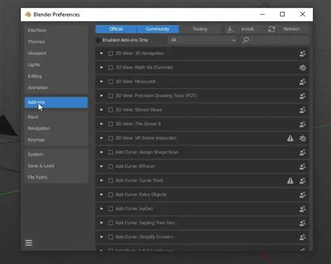 Blender How to Add Add-Ons 的图像结果