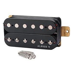 Enakshi (LABEL) Creations 1Pc Black Guitar Bridge Humbucker Pickup w ...