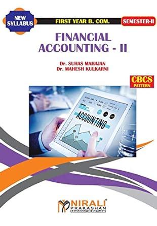 Buy FINANCIAL ACCOUNTING - II Book Online at Low Prices in India ...