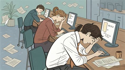 Young Workers Increasingly Reaching Breaking Point - Calendar