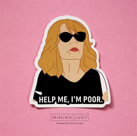 Help Me I'm Poor - Bridesmaids Movie - Kristen Wiig - Die Cut Sticker ...