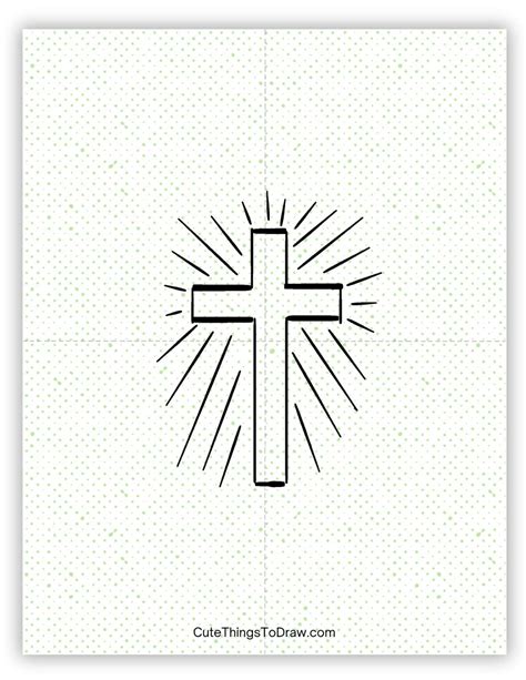 Easter Cross Drawing Ideas - Cute Things to Draw