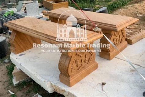 Stone Bench - Stone Garden Bench Trader - Retailer from Makrana