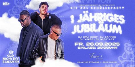 NIGHTLIFE GENERATION - DIE XXL SCHÜLERPARTY IN MAINZ, Finn´s Penthouse ...