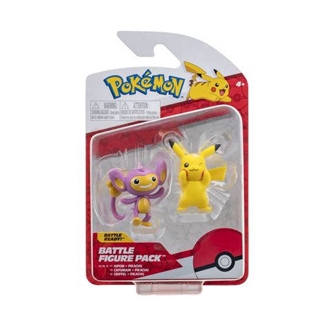 POKEMON Battle Figure 2 Pack - Pikachu #8 & Aipom India | Ubuy