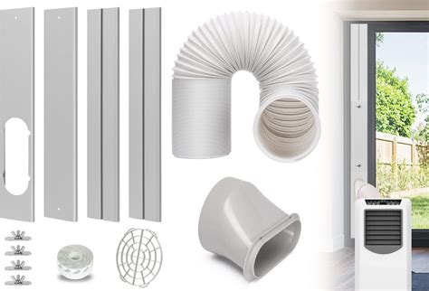 Buy KLOLKUTTA Sliding Door Air Conditioner Kit, Portable AC Sliding ...