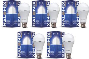 HALONIX LED PRIME INVERTER 9W B22 CW PK5 M 4 hrs Bulb Emergency Light ...