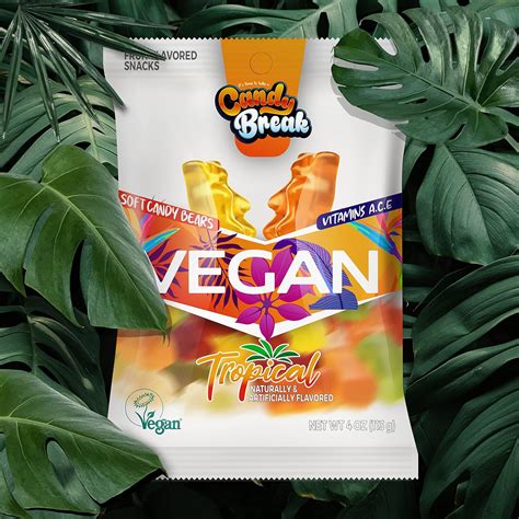 Buy Candy Break Vegan Gummies | Certified Vegan Candy, Fruity Gummi ...