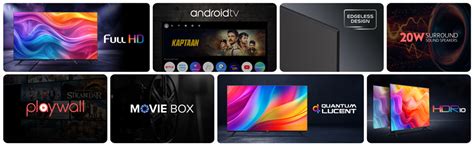 VW 101 cm (40 inches) Spectra Series Full HD Smart QLED Android TV ...
