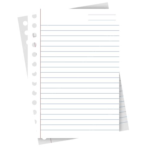 Notebook Paper PNG Transparent Images - PNG All