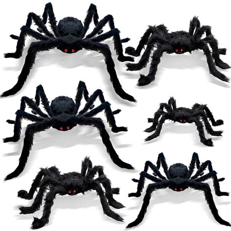 ZMCINER Halloween Spiders Large Outdoor Big Spider Halloween ...