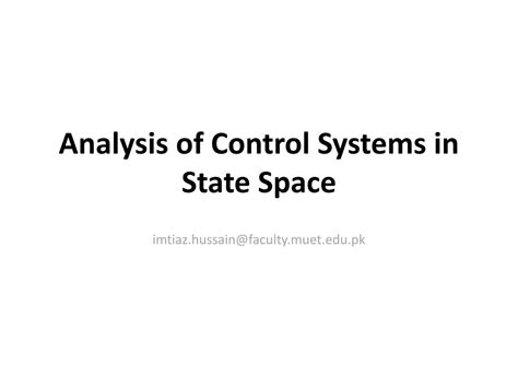 Image result for State Space Control System
