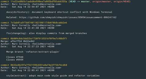 Commit 的图像结果