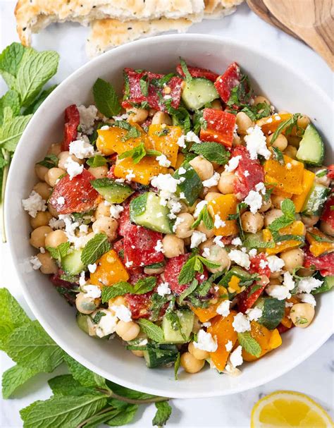 Salad with Mint, perfect for summer! - The clever meal