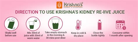 KRISHNA'S HERBAL & AYURVEDA Kidney Re-Live Juice-1000 Ml|For Healthy ...